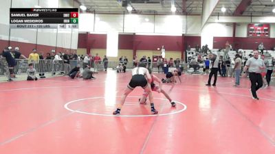 120 lbs Consi Of 4 - Samuel Baker, Smittys Barn vs Logan Medeiros, Iron Faith