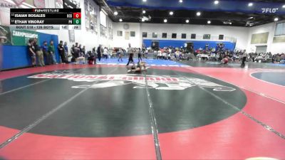 126 Boys Cons. Round 3 - Ethan Vinoray, Patrick Henry vs Isaiah Rosales, Oceanside