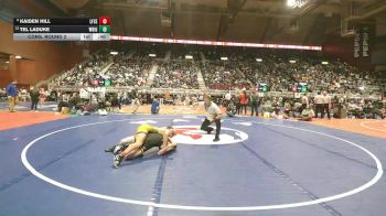 2A-120 lbs Cons. Round 2 - Kaiden Hill, Lingle-Ft. Laramie/Southeast vs Tel LaDuke, Wright