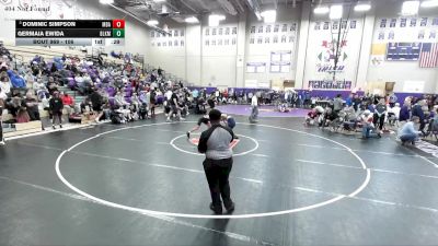 106 lbs Cons. Round 7 - Dominic Simpson, Montgomery Bell Aca. vs Germaia Ewida, Blackman