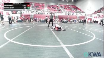67-70 lbs Rr Rnd 4 - Zayn Chavez, Del City Little League Wrestling vs Takoda Owen, ARDMORE TAKEDOWN CLUB