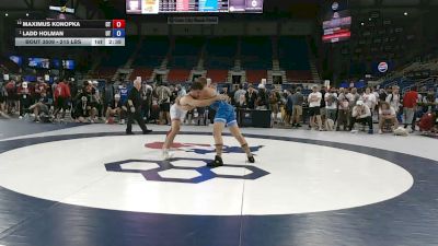 215 lbs Cons. Sub-semis - Maximus Konopka, Connecticut vs Ladd Holman, Utah