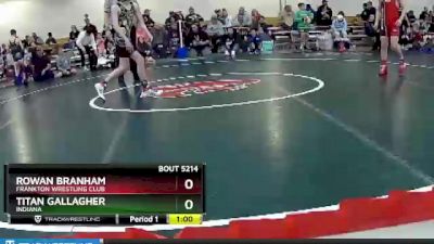 102 lbs Champ. Round 2 - Rowan Branham, Frankton Wrestling Club vs Titan Gallagher, Indiana