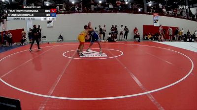 87 kg Champ. Round 2 - Matthew Rodriguez, Tiger Den Wrestling Club vs Shane McConville, Jackrabbit Wrestling Club