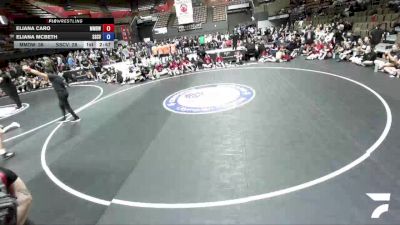 100 lbs Eliana Caro, MDWA - Mount Diablo Wrestling Association vs Eliana McBeth, SCVWA - Santa Clara Valley Wrestling Association