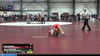 165 lbs Champ. Round 1 - Fox Maxwell, Bridgewater State University vs Sean Monteiro, Western New England University