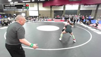 135 lbs 1st Place Match - Shelby Coyle, Henrietta vs Gloria Vasquez, El Paso Burges