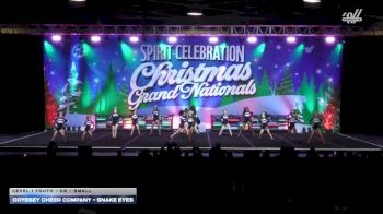 Odyssey Cheer Company - Snake Eyes [2025 L1 Youth - D2 - Small] 2025 Spirit Celebration Christmas Grand Nationals