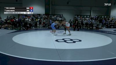 74 kg Champ. Rd Of 32 - Tre Haines, Washington vs Luke Nieto, Savage Wrestling Academy LlC