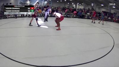 223 lbs Cons. Round 3 - Koltin Crandall, Louisville Wrestling Club vs Kaddo Schrunk, Pender Kid Dragon