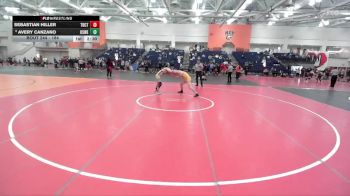 184 lbs Champ. Round 2 - Sebastian Hiller, Trinity (CT) vs Avery Canzano, Oswego State