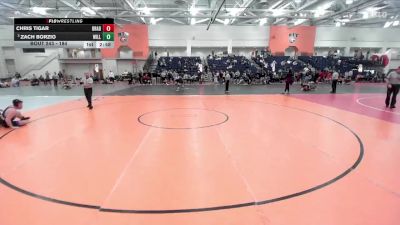 184 lbs Champ. Round 2 - Zach Borzio, Williams College vs Chris Tigar, Pitt-Bradford