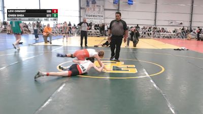 88 lbs Round 5 - 4:00pm Saturday - Levi Ormsby, Iowa Black vs Owen Shea, Gotcha