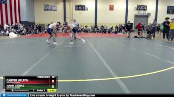 197 lbs Cons. Round 2 - Carter Melton, UW-Eau Claire vs Hank Gierke, UW-Eau Claire