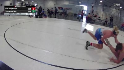 198 lbs 7th Place Match - Ty Thomsen, Nebraska vs Dane Lyons, Nebraska City Wrestling Club