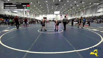 Round 1 - Linkin Farrow, Whitney Point Youth Wrestling Club vs Elijah Hamilton, Club Not Listed