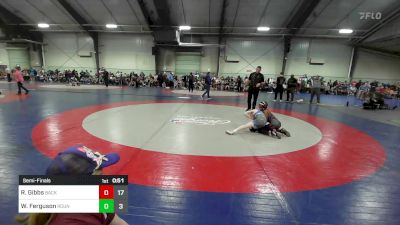 70 lbs Semifinal - Robert Gibbs, Backyard Brawlers Wrestling Club - (A) vs William (Liam) Ferguson, Roundtree Wrestling Academy - (A)