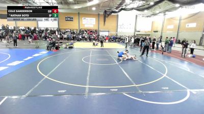 138 lbs Round Of 16 - Cole Sanderson, Coventry vs Nathan Soto, North Providence