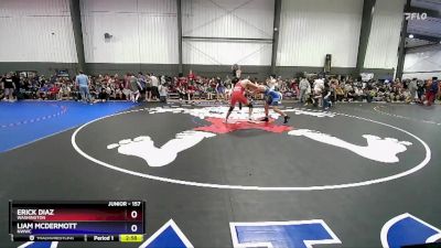 157 lbs Champ. Round 1 - Erick Diaz, Washington vs Liam McDermott, NWWC