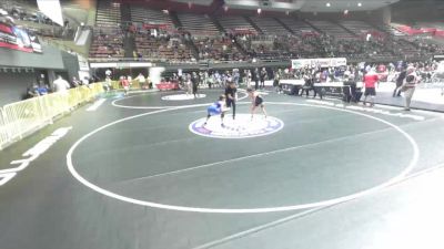 90 lbs 3rd Place Match - Camilla Gomez, Team Selma Wrestling Club vs Izelia Boggust, Yucaipa Thunder Wrestling Club