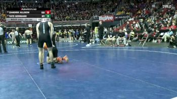 2A-144 lbs Champ. Round 1 - Zandrik Allison, Fairfield vs Tate Germann, North Fayette Valley