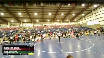 52+ Quarterfinal - Daxton Schofield, Evanston Elite Wrestling Club vs Cruz Chisholm, Fremont Wrestling Club