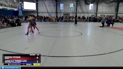 130 lbs Cons. Round 1 - Angelica Torres Lima, Wisconsin Stevens Point vs Amayah Myszak, Quincy