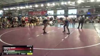 125 lbs Round 7 (10 Team) - Alec Sonnier, The Untouchables Purple vs Tristan Berry, Pace WC