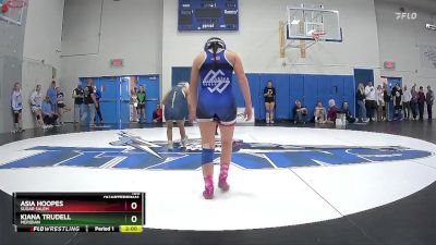 120 lbs Quarterfinal - Kiana Trudell, Meridian vs Asia Hoopes, Sugar Salem