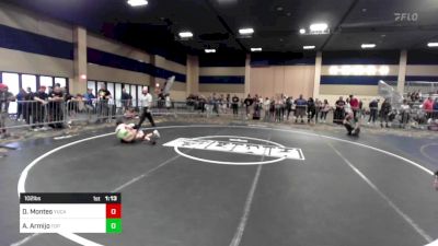 102 lbs Round Of 32 - Damian Montes, Yucaipa Thunder WC vs Adam Armijo, Top Rank HAC