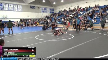 116 lbs Cons. Round 3 - Ava Brooks, Villa Park High School vs Adel Shaoulian, Beverly Hills High School