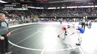 5th Place Match - Maddon Odland, Redfield vs Frank Krcil, Wagner