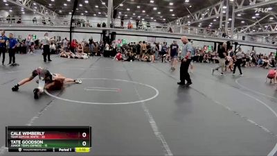 100 lbs Round 7 (8 Team) - Tate Goodson, Junior Terps Express vs Cale Wimberly, Team Gotcha White