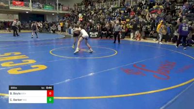 88 lbs Quarterfinal - Ben87 Boyle, Bishop Watterson vs Copen Barker, Rising Kingz