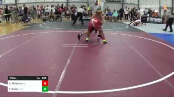 120 lbs Quarterfinal - Zion Silvestre, Rtl vs Tyler Nolan, King Select