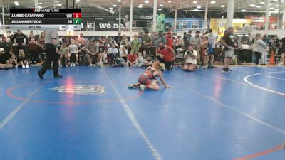 82 lbs Rr Rnd 5 - James Catapano, VHW - EL vs Judah Hertzog, Diamond State Inferno - EL
