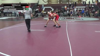S-16 lbs 1st Place Match - Jackson Falck, Delaware County Wrestling Club vs Teddy Zwanziger, LMWC