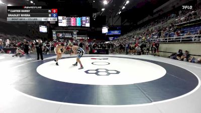 175 lbs Cons. Rd Of 64 - Carter Durst, PA vs Bradley Rivera, IN