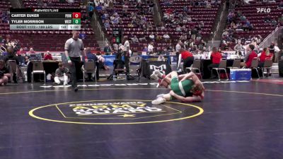 189 lbs Quarterfinal - Carter Euker, Perkiomen Valley vs Tyler Morrison, West Perry