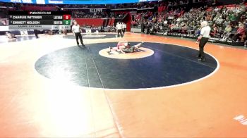 1A 144 lbs Quarterfinal - Charlie Wittmer, Warrensburg (W.-Latham) vs Emmett Nelson, Richmond (R.-Burton)