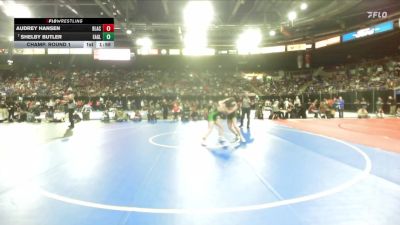 130 lbs Champ. Round 1 - Shelby Butler, Eagle vs Audrey Hansen, Blackfoot