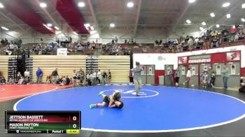 49-55 lbs Round 2 - Mason Payton, Perry Meridian WC vs Jettson Bassett, Rhyno Academy Of Wrestling