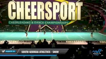 South Georgia Athletics - Snow [2021 L1.1 Mini - PREP - D2 Day 1] 2021 CHEERSPORT National Cheerleading Championship