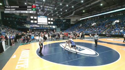 145 lbs Quarterfinal - Ella Giertuga, New Lenox (Lincoln-Way Central) vs Leann Cory, Collinsville