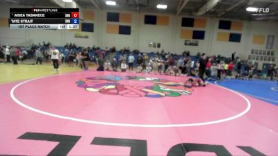 88-92 lbs 1st Place Match - Aisea Tabakece, Sublime Wrestling Academy vs Tate Strait, Sublime Wrestling Academy