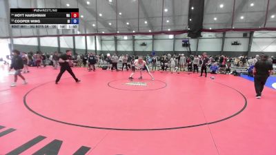 16U Boys GR - 120 lbs Cons. Round 6 - Hoyt Harshman, WA vs Cooper Wing, ID