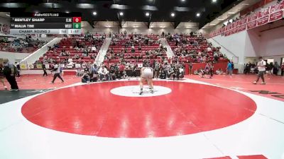 HS 235 lbs Champ. Round 2 - Bentley Sharp, EL RENO vs Malia Tini, WESTMOORE