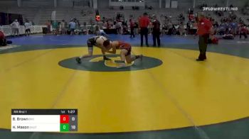 132 lbs Prelims - Brayden Brown, Team Bro OH vs Hunter Mason, Team Shutt North