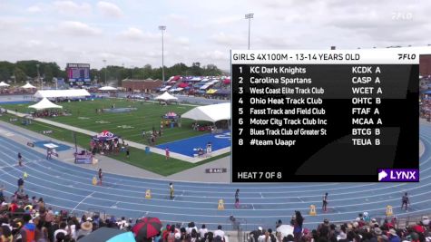 Youth Girls' 4x100m Relay Championship, Semi-Finals 7 - Age 13-14