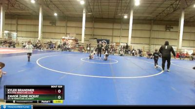 53 lbs Cons. Round 3 - Zavior Zaine McKay, All In Wrestling Academy vs Xyler Brandner, BULLDOG WRESTLING CLUB